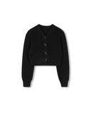 Novella Cropped Chunky Knit Cardigan