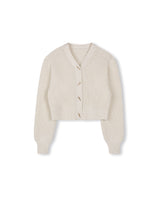 Novella Cropped Chunky Knit Cardigan