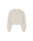 Novella Cropped Chunky Knit Cardigan