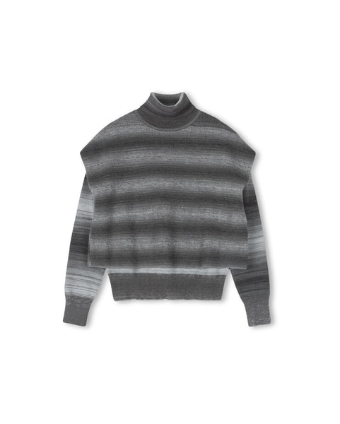 Shift Vest Overlay Turtleneck