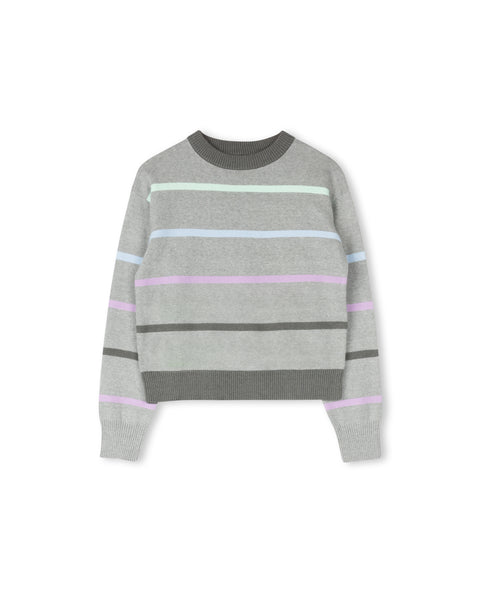 Honest Edit Multi Color Stripe Cardigan