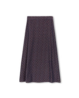 Slate Geometric Textured A Line Skrit