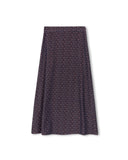 Slate Geometric Textured A Line Skrit