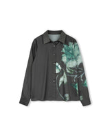 Georgette Abington Silk Blouse w Skirt Set