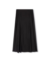 Epik A Line Wool Skirt w Piping Detail