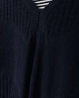 Slate Open Neck Sweater w/ Turtleneck