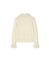 Gemma Albreight Pointelle Roll Neck Sweater