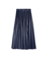 Nostalgia Doby Leather Pleat Skirt