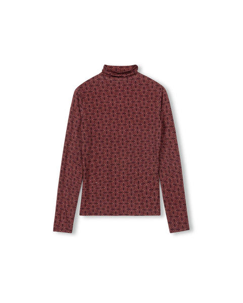 Shift Coyler Printed Turtleneck