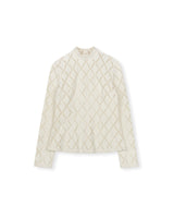 Portrait Fleece Diamond Shaped Top