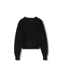 Slate Chunky Knit Zigzag Sweater