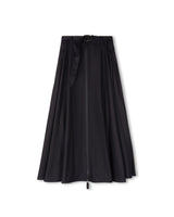 Beige Wool Zipper Buckle Down Skirt