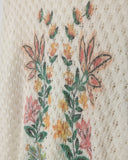 Portrait Crochet Floral Sweater