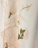 Georgette Gardenia Midi Skirt