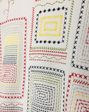 Slate Embroidered Design Crew Neck