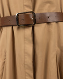Slate Cotton Button Down Shirt Dress