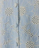 Novella Eyelet Flower Blouse