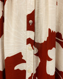 Georgette Printed Chiffon Pleated Dress