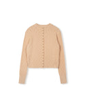 Begonia Metallic Squiggle Cardigan