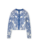 Nostalgia Thin Knit Cropped Cardigan