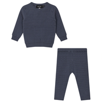 Space Grey Knit Baby Set