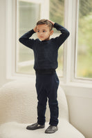 No18 Textured Boys Sweater