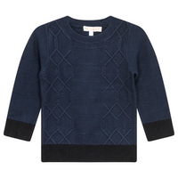 No18 Textured Boys Sweater