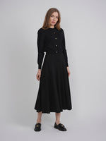 Midi Panel Ponte Skirt