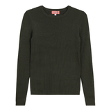 QEW Rib Knit Crew Top