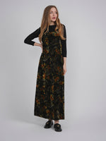 Club Malibu Flocked Velour Maxi Set