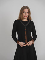 MiuMax Color Block Cardigan