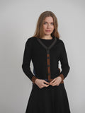 MiuMax Color Block Cardigan