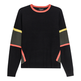 Marjun Side Slit Abstract Sweater