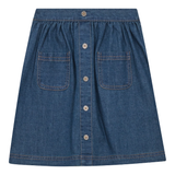 Puddles Pockets Denim Skirt