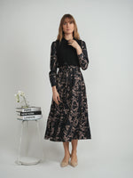 MiuMax Print Dress w Vest Set