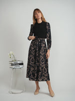 MiuMax Print Dress w Vest Set