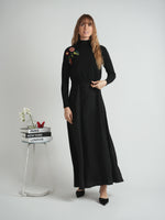 Versatile Jumper w Floral Applique Sweater Set