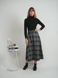 Faves Plaid Pocket Pocket Skirt