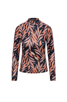 Riff Print Mock Top