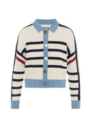 Hashtag Stripe Cardigan