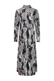 The Norway Club Velour Print Dress