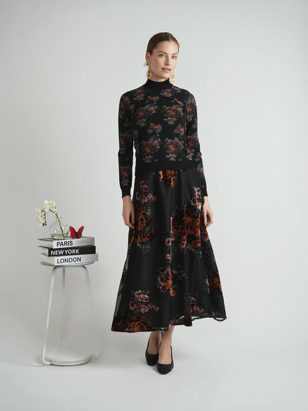 Birt UK Floral Jumper