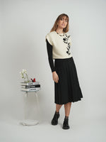 Vivid Floral Applique Vest