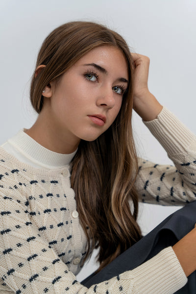 Charlotte & George Woven Cardigan