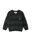 Charlotte & George Textured Knit Vneck Sweater