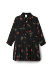 Clo Floral Pleated Print Dress