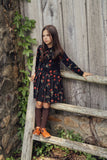 Clo Floral Pleated Print Dress