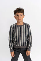 No18 Vertical Stripe Sweater