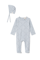 Bebe Bella Textured Footie w Hat