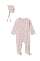Bebe Bella Textured Footie w Hat